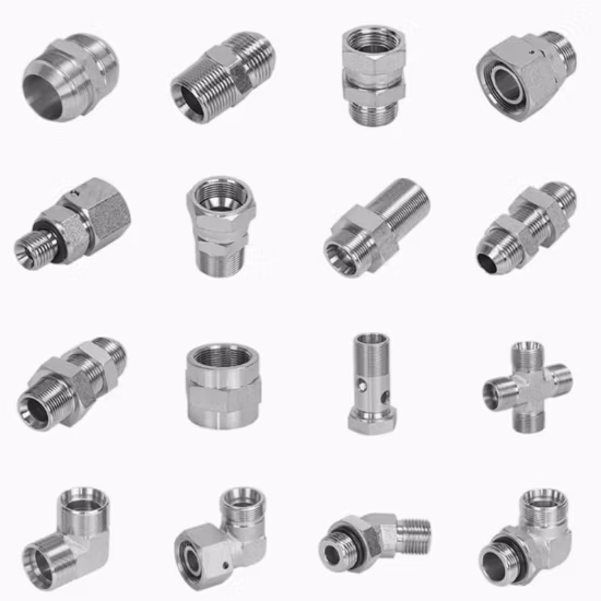 OEM 투자 주조 스테인레스 스틸 탄소 황동 유압 배관 커넥터 배관 어댑터 호스 미터 커넥터 커플 링 액세서리 팔꿈치 파이프 피팅